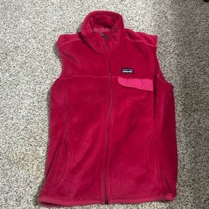 Hot pink gently used Patagonia vest